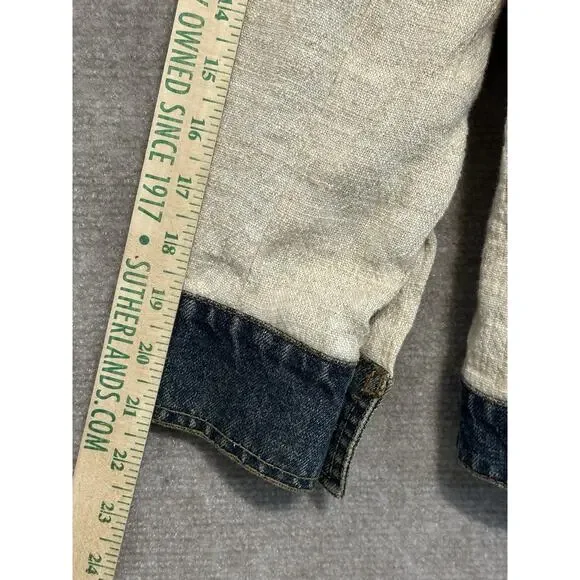 Dolce & Gabbana Jacket Denim Linen Leopard Italy Women's Eu 40 US 6 - Picture 7 of 16